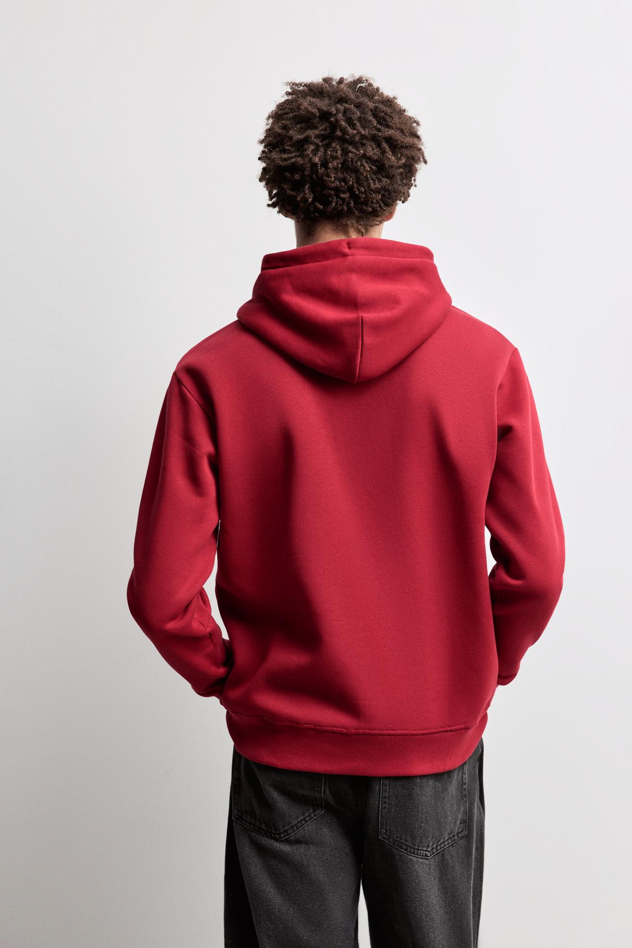 Basic hoodie — DARK PINK
