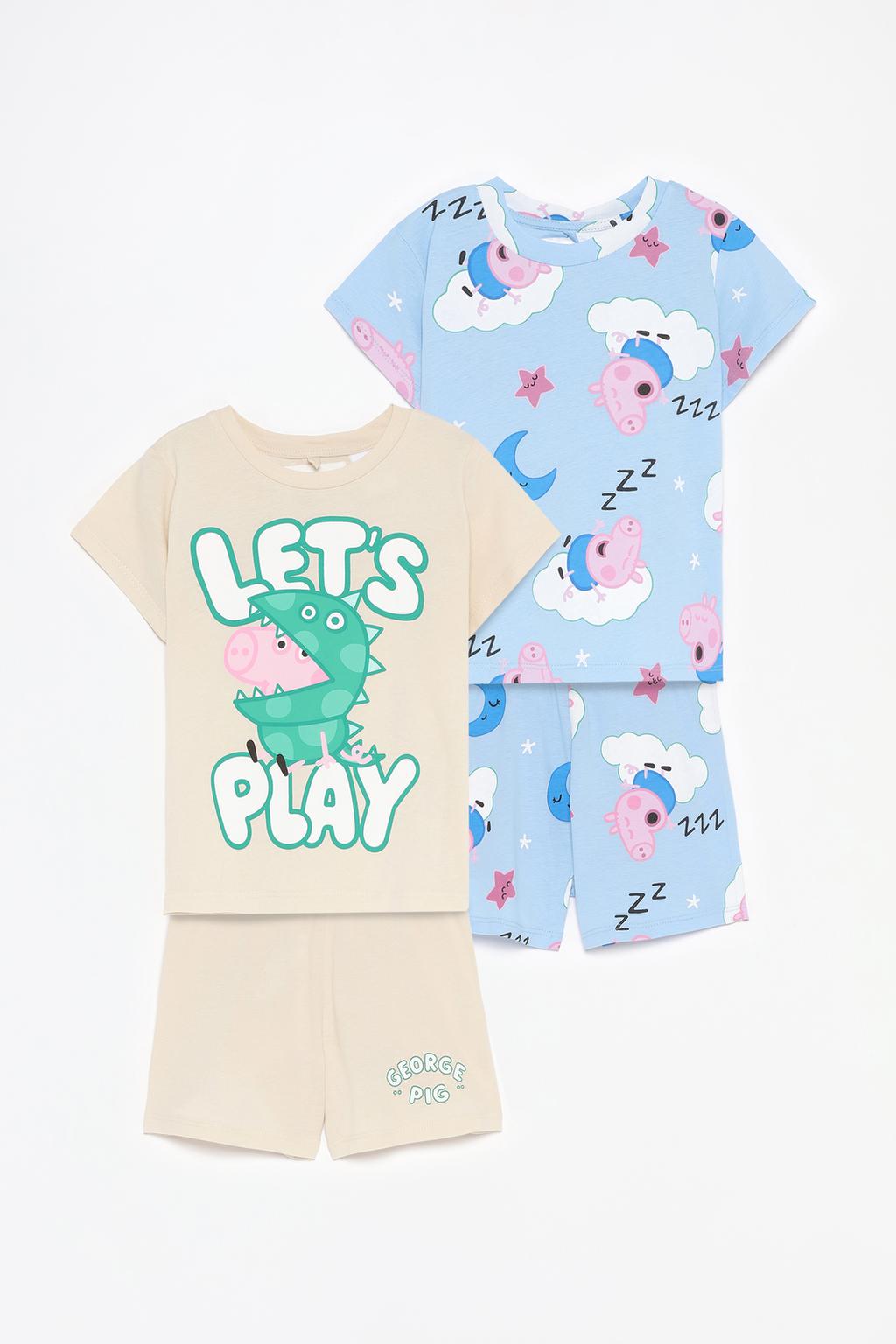 Pack of 2 Peppa Pig™ sleepsuits