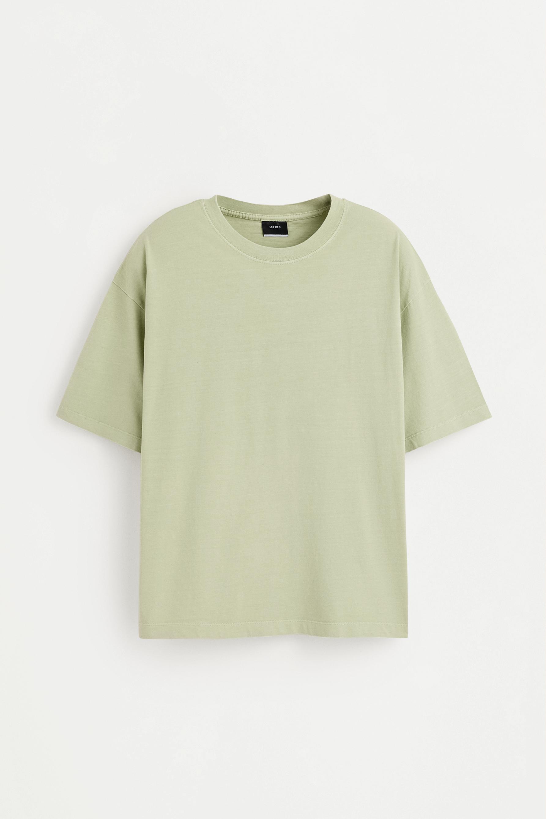 Faded-effect T-shirt — PISTACHIO GREEN