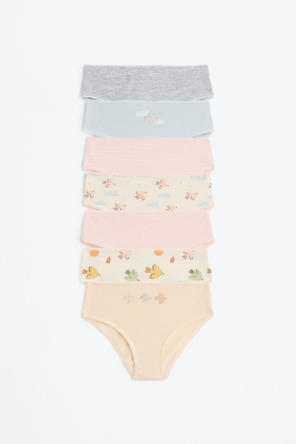 7-pack of bird print briefs