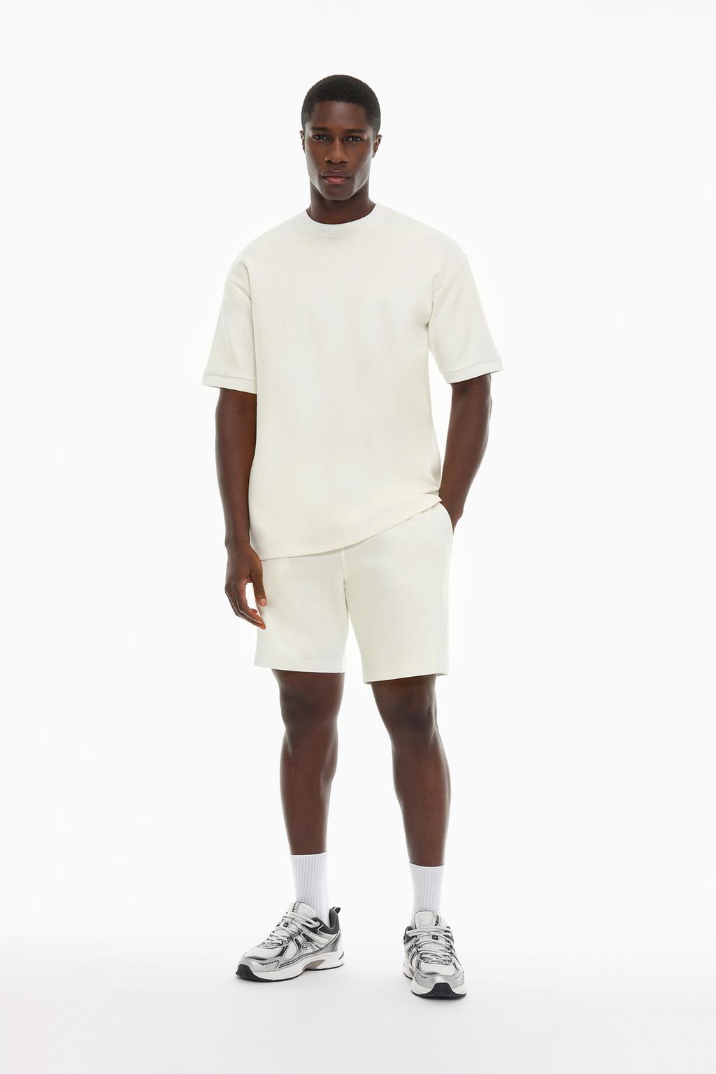 Interlock jogger Bermuda shorts