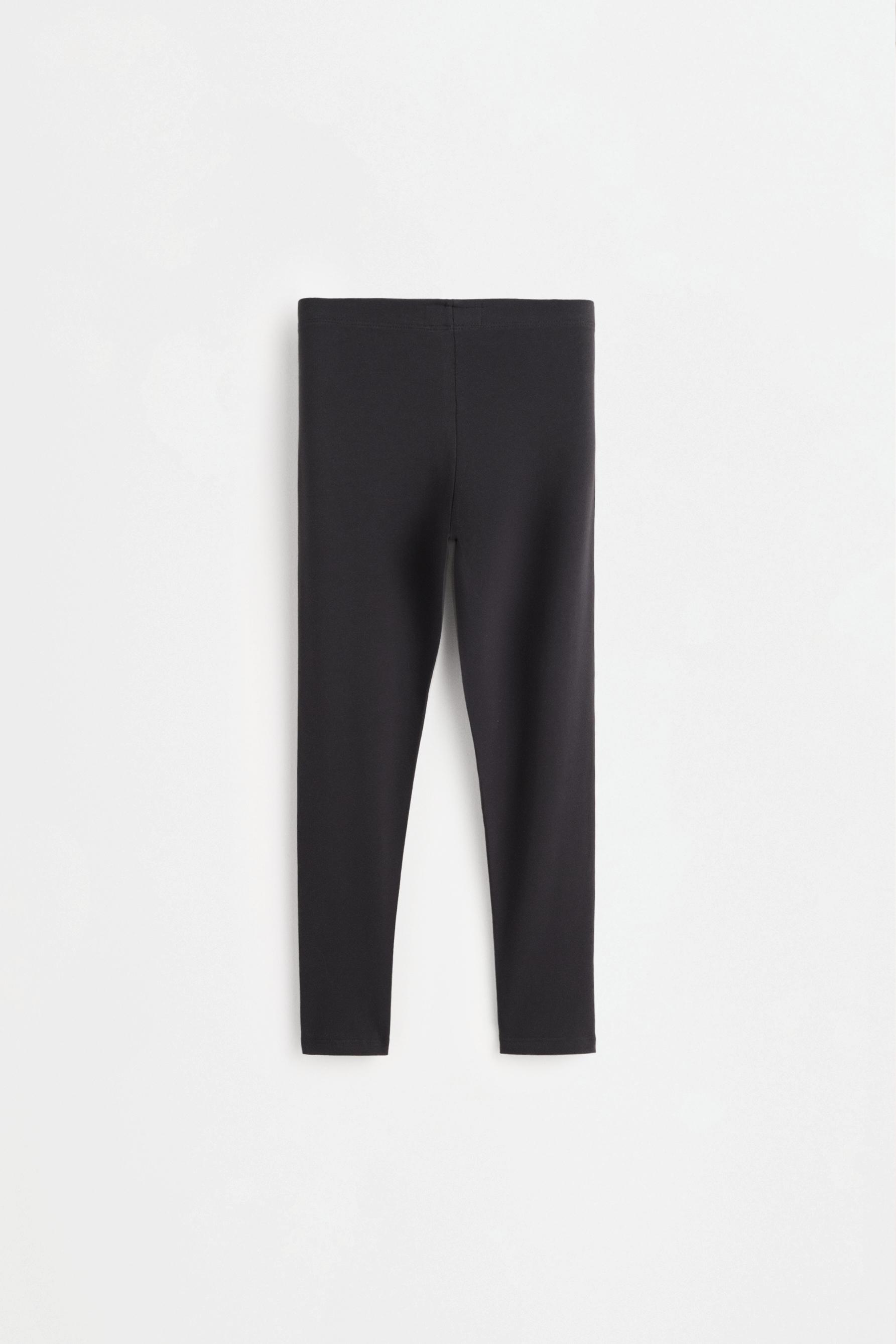 6-Pack of solid leggings — BLACK