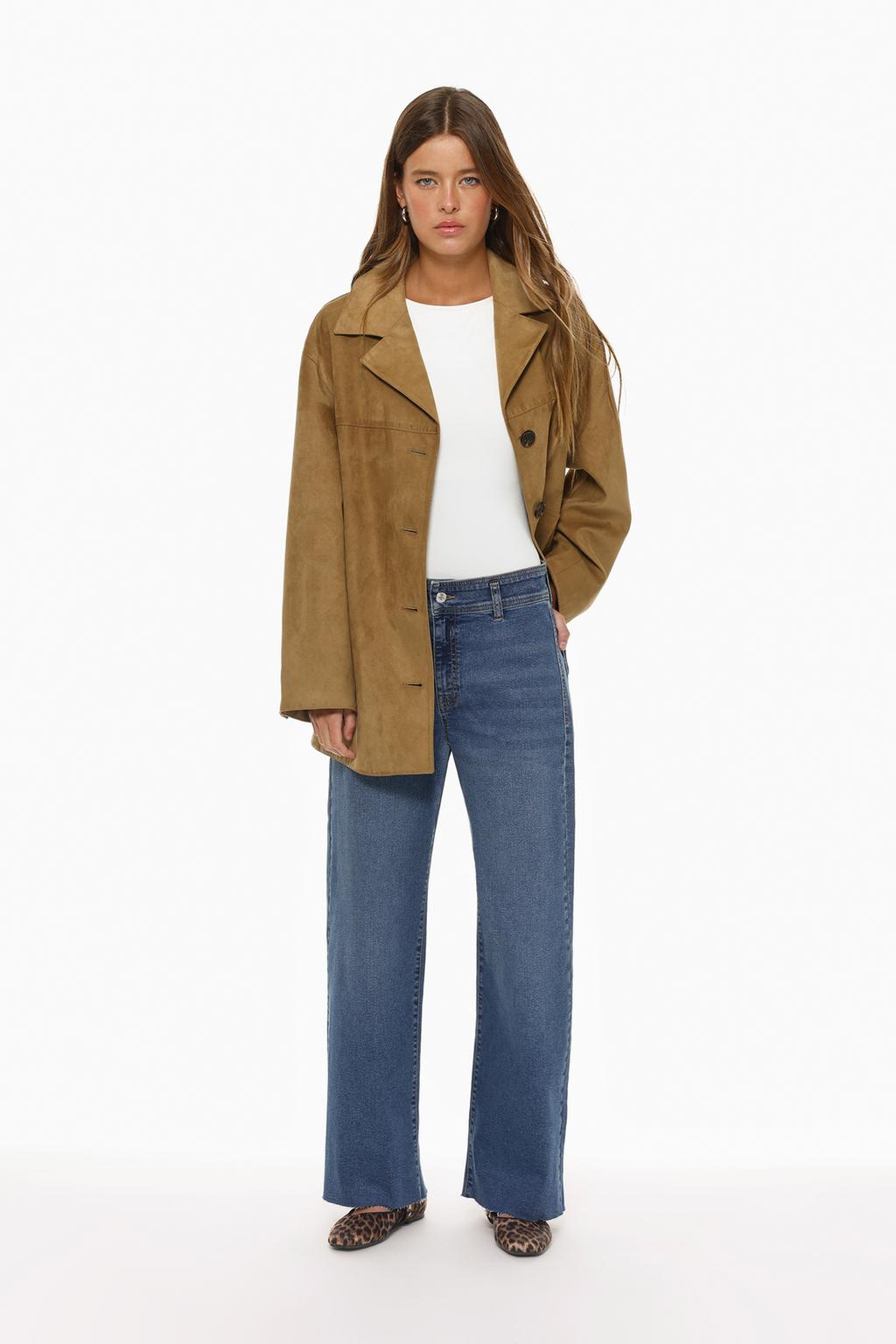 Jeans culotte elástico