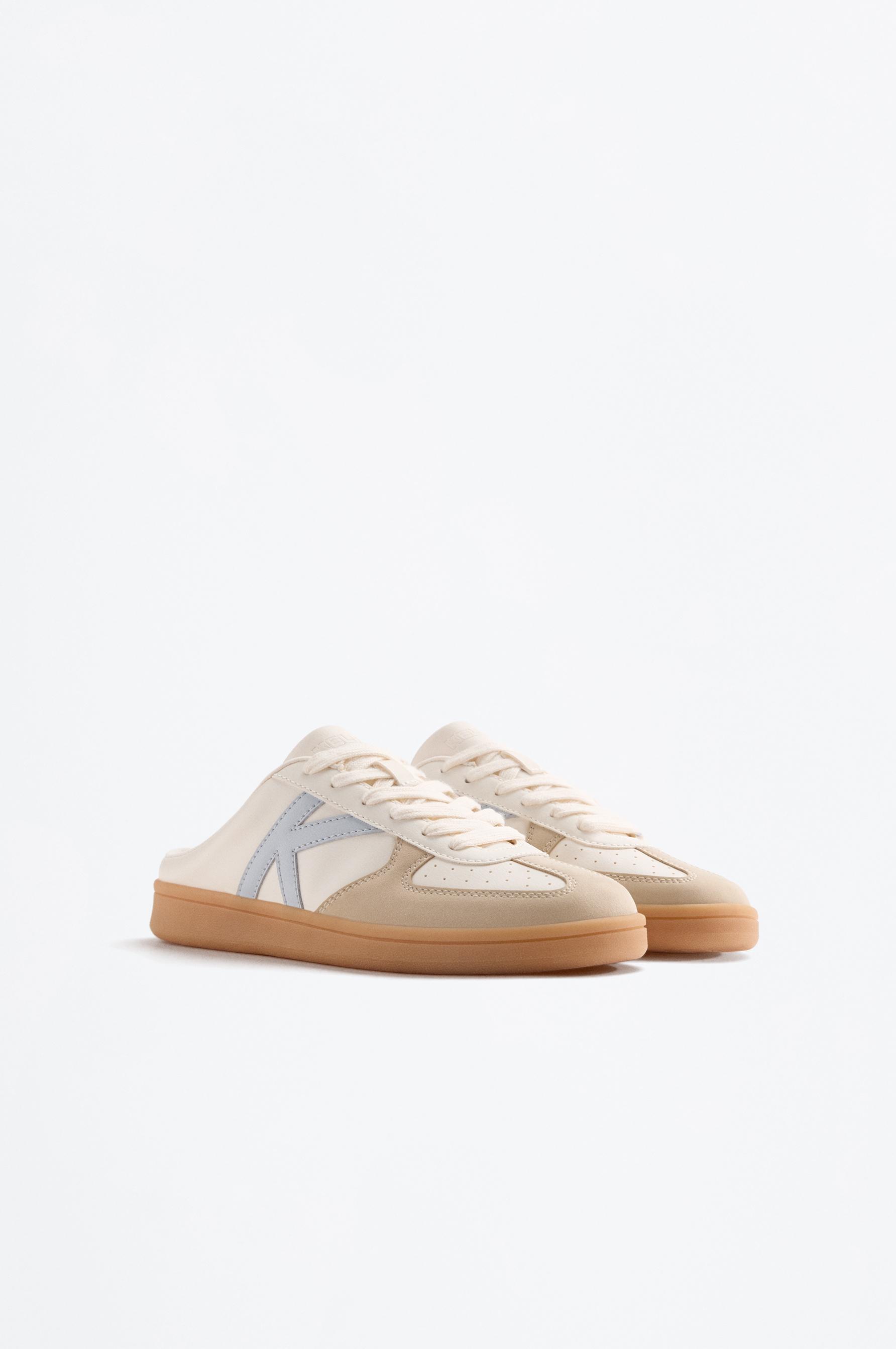 Kelme mule slippers — ECRU