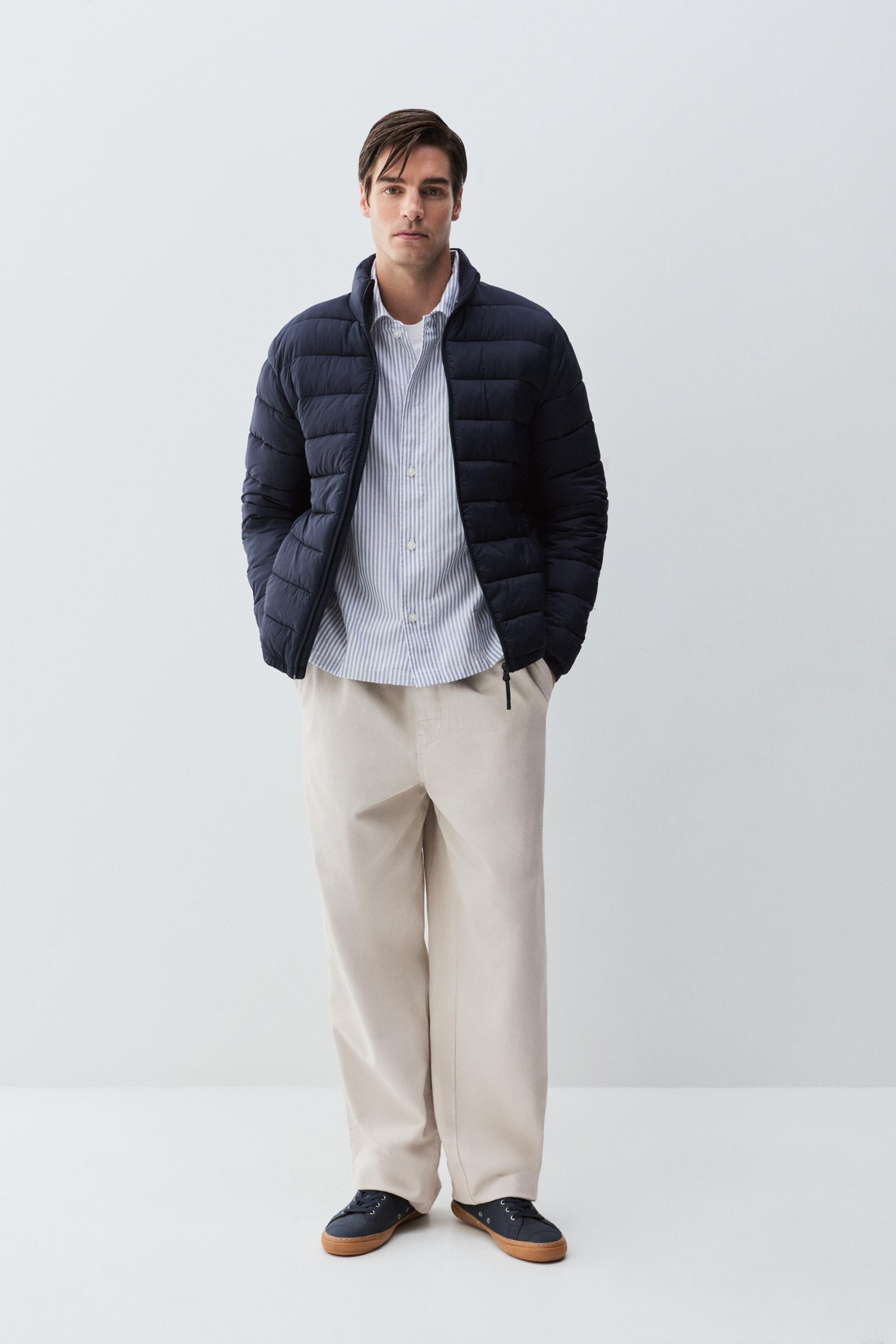 Lightweight quilted jacket — NAVY