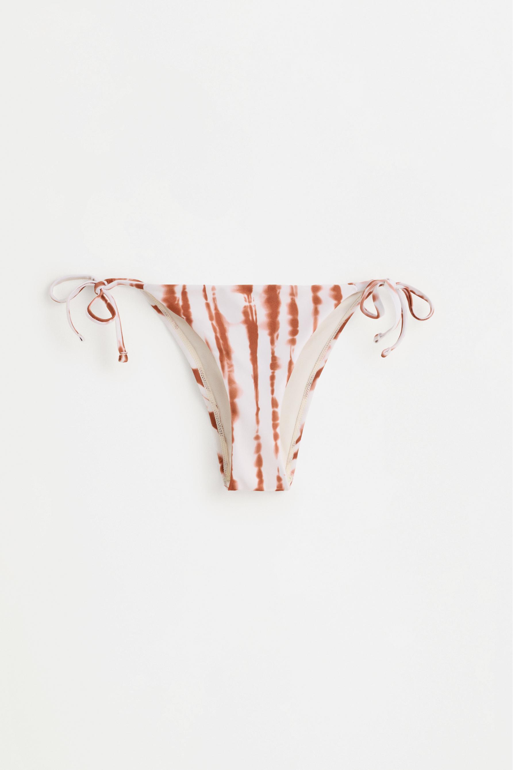 Bikini bottom — WHITE/ORANGE