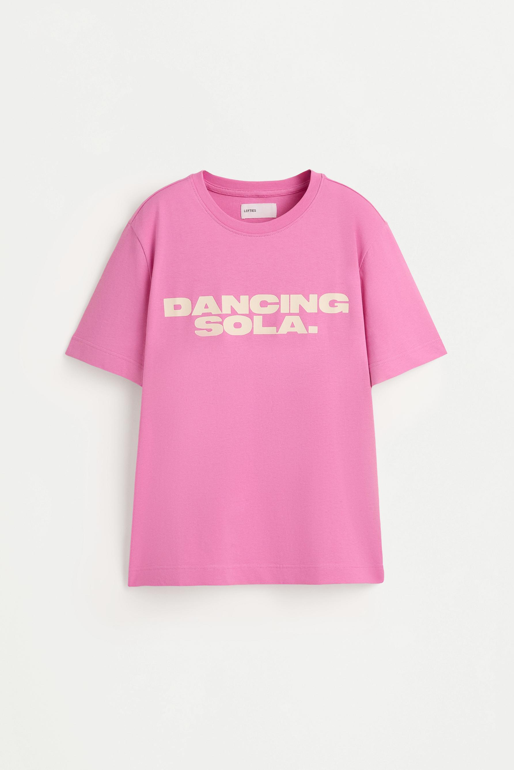 Printed T-shirt — FUCHSIA