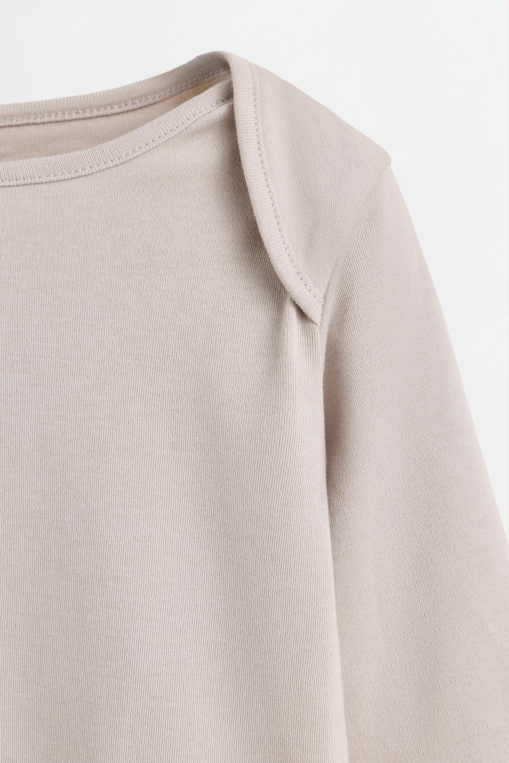 Plain long sleeve bodysuits (4-pack) — LILAC