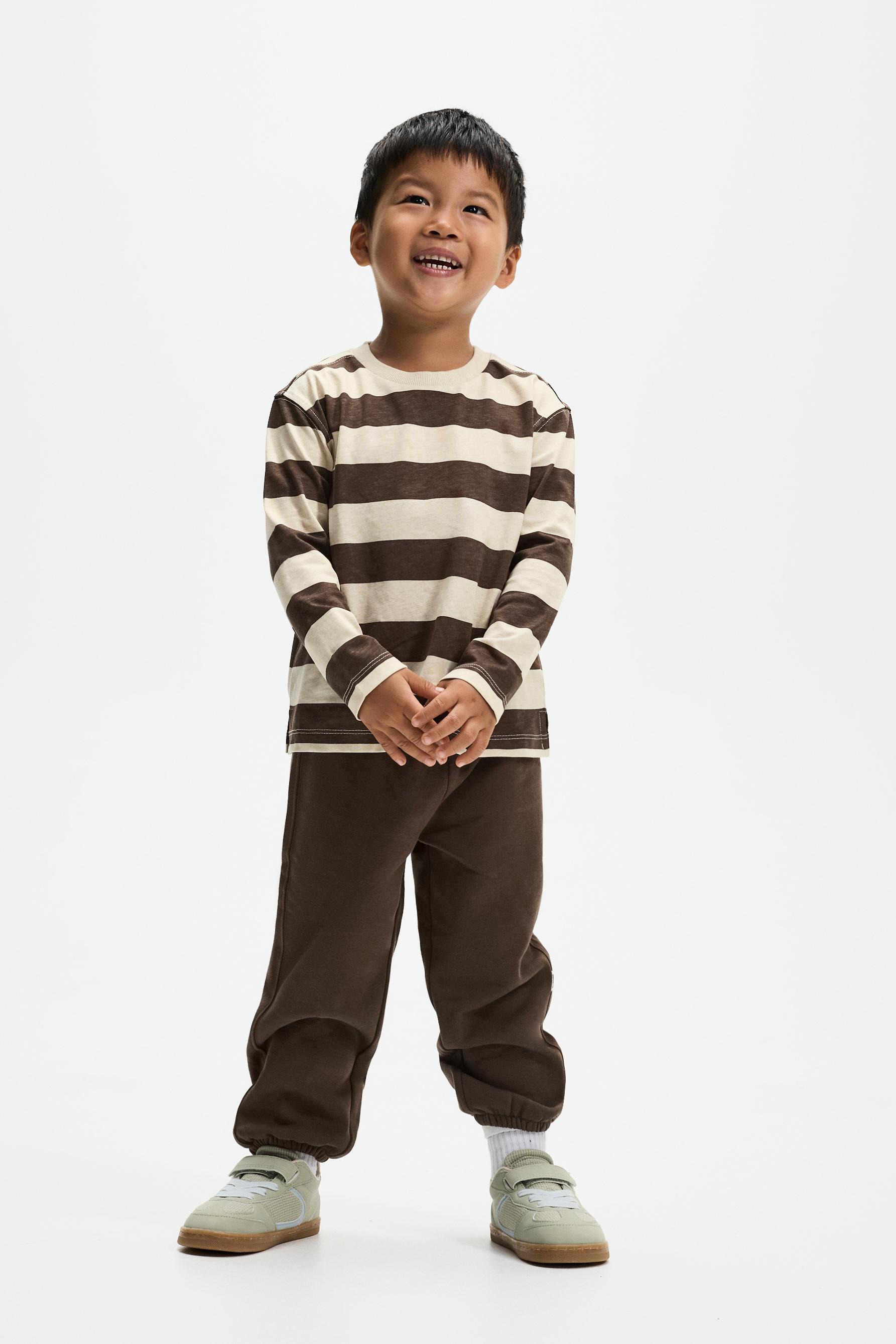5-pack of T-shirt and fleece pants sets — NAVY