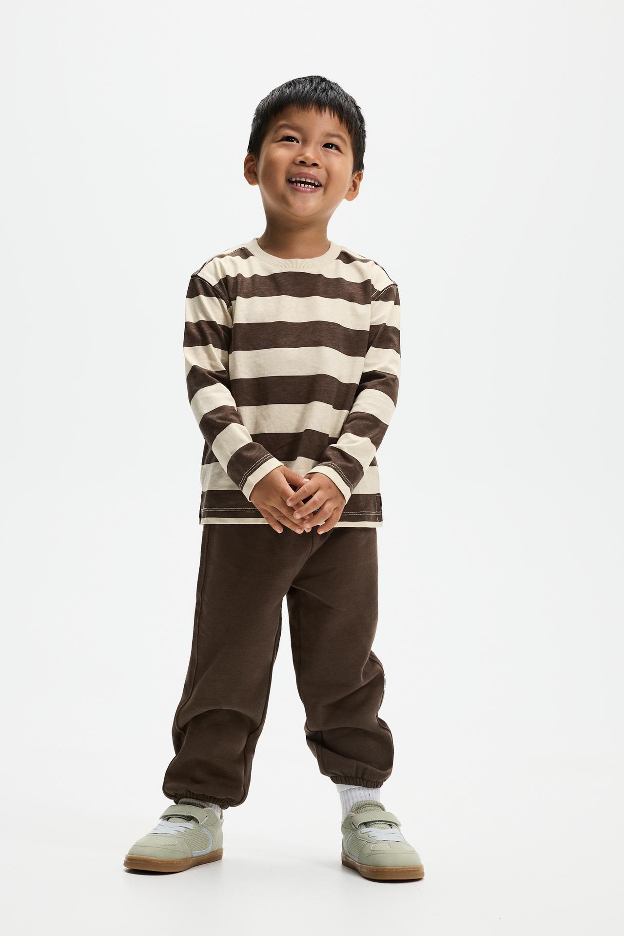 5-pack of T-shirt and fleece pants sets — NAVY