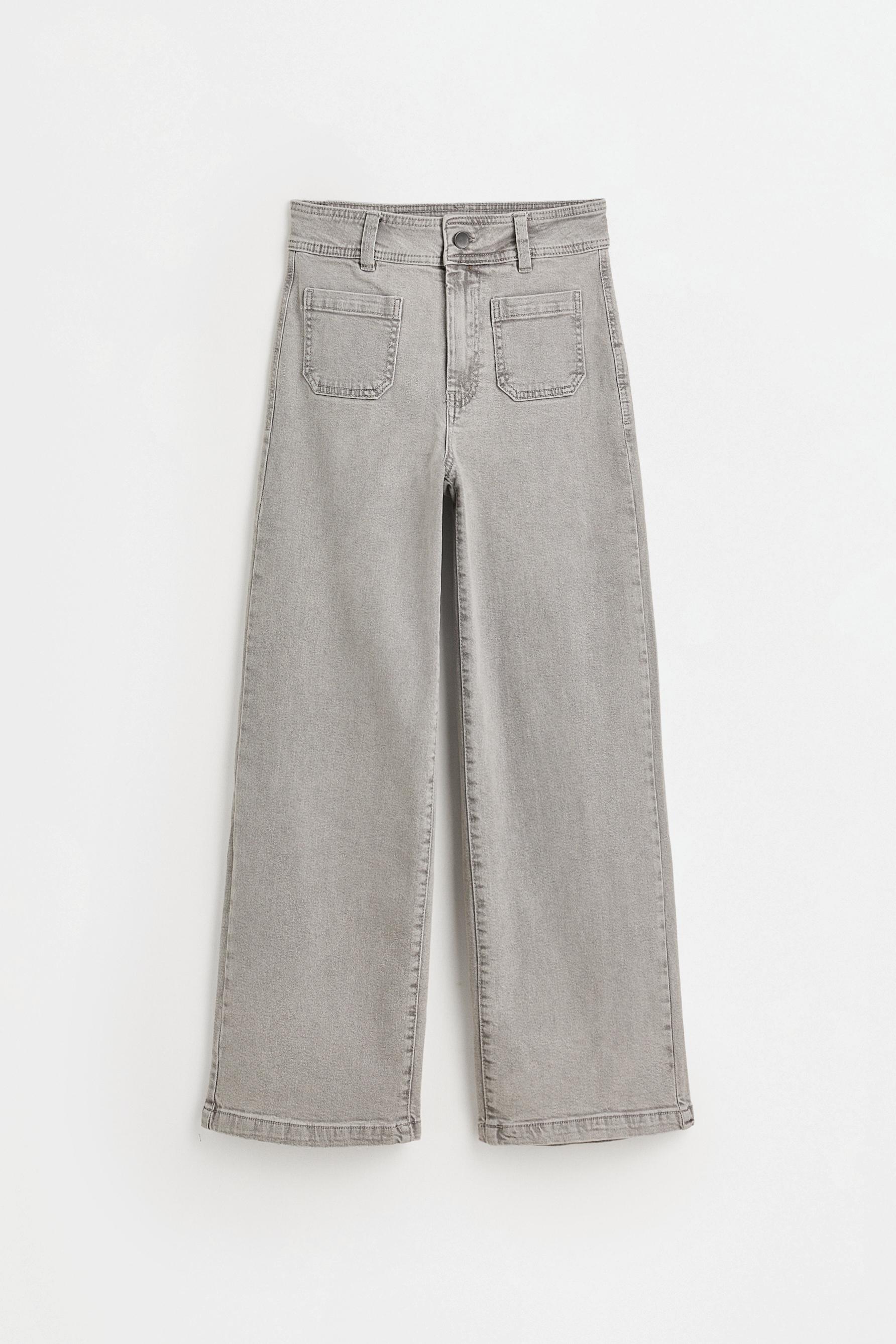 Stretch pocket jeans — PEARL GREY