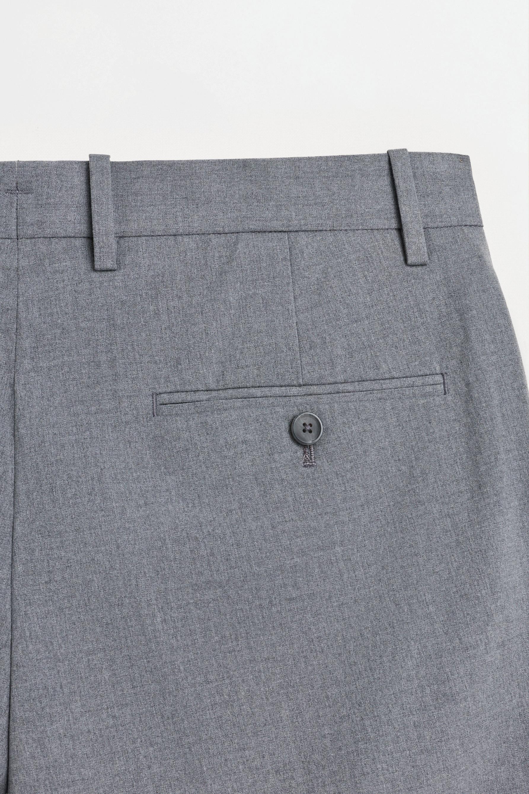 Slim fit suit trousers — GREY