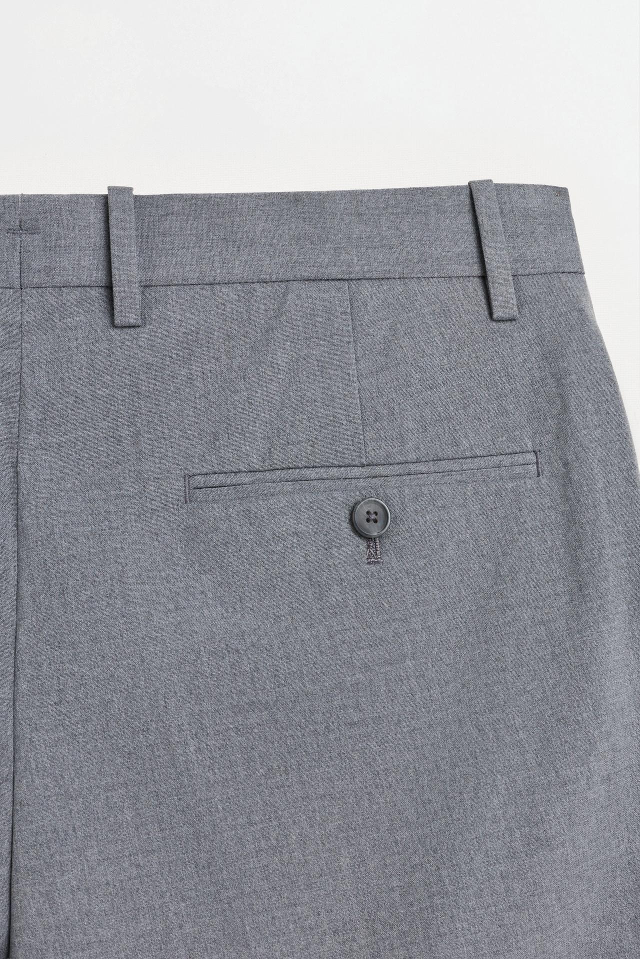 Slim fit suit trousers — GREY