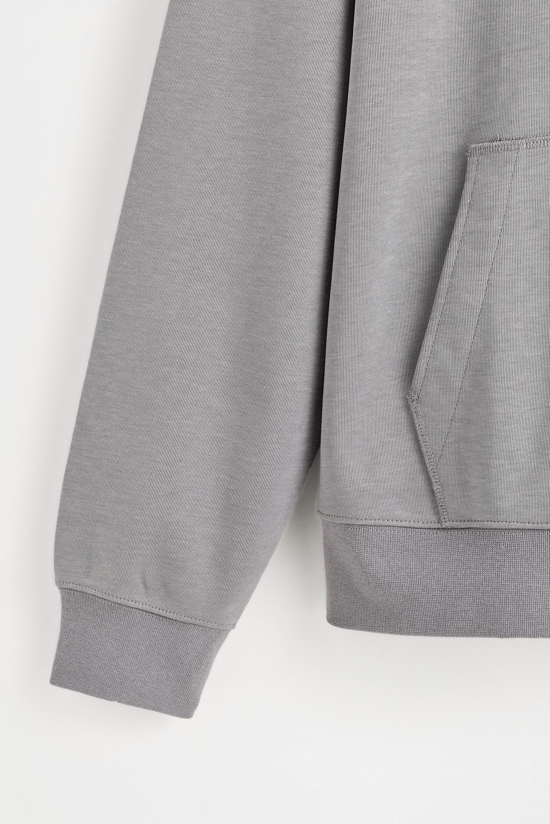 Interlock hoodie — MEDIUM GREY