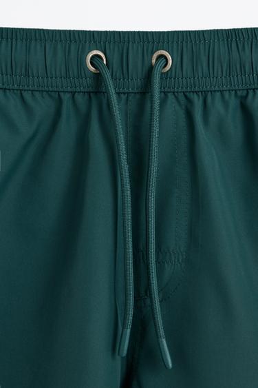 Basic regular fit swim shorts — EMERALD GREEN 7