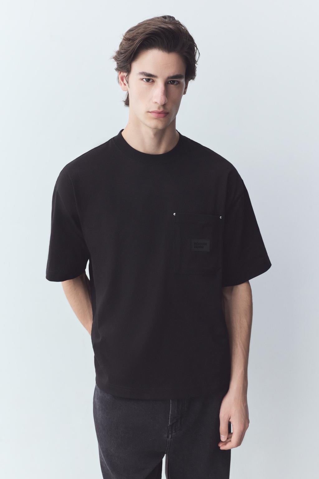 Kamiseta oversize poltsikoduna