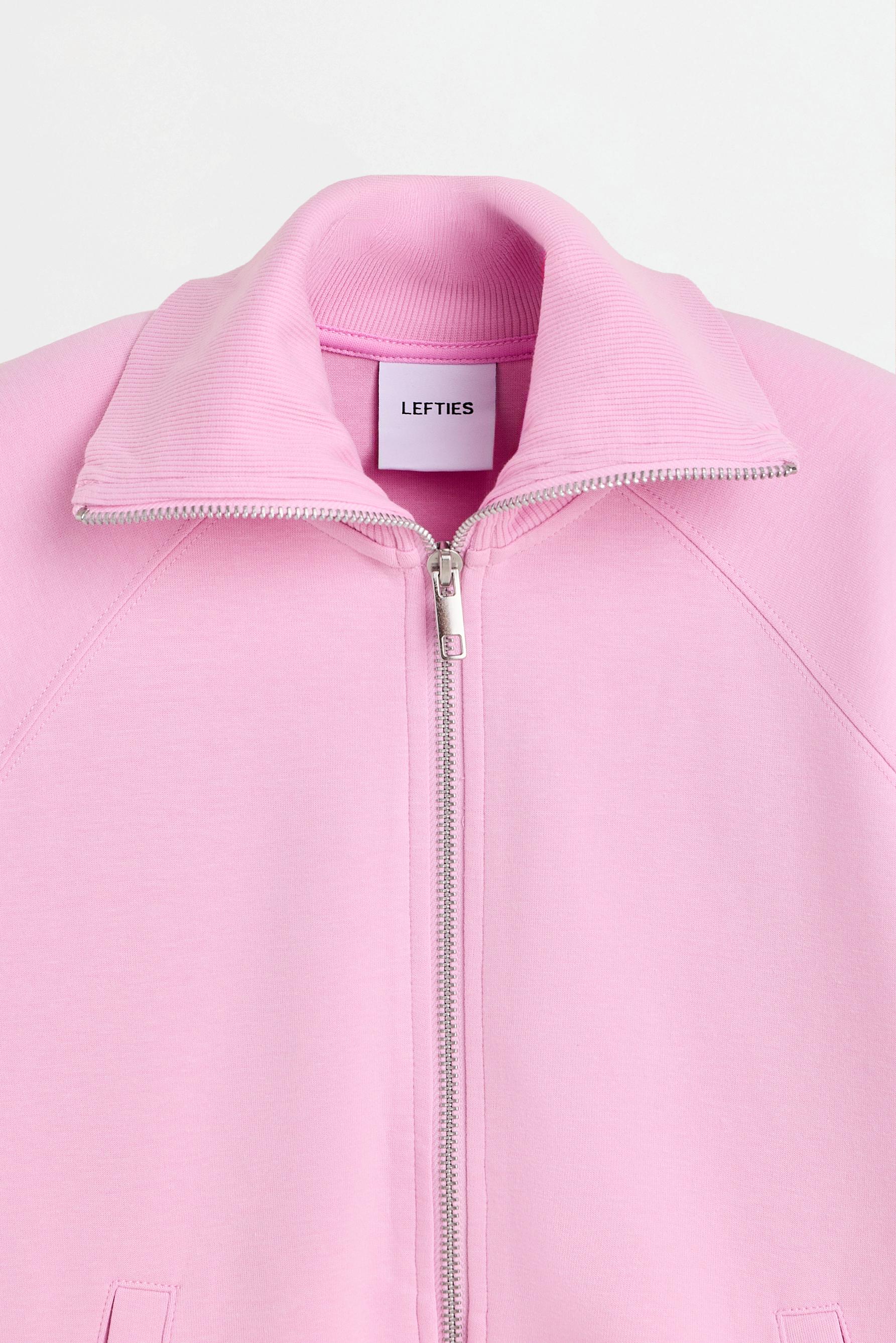 Basic interlock jacket — PASTEL PINK