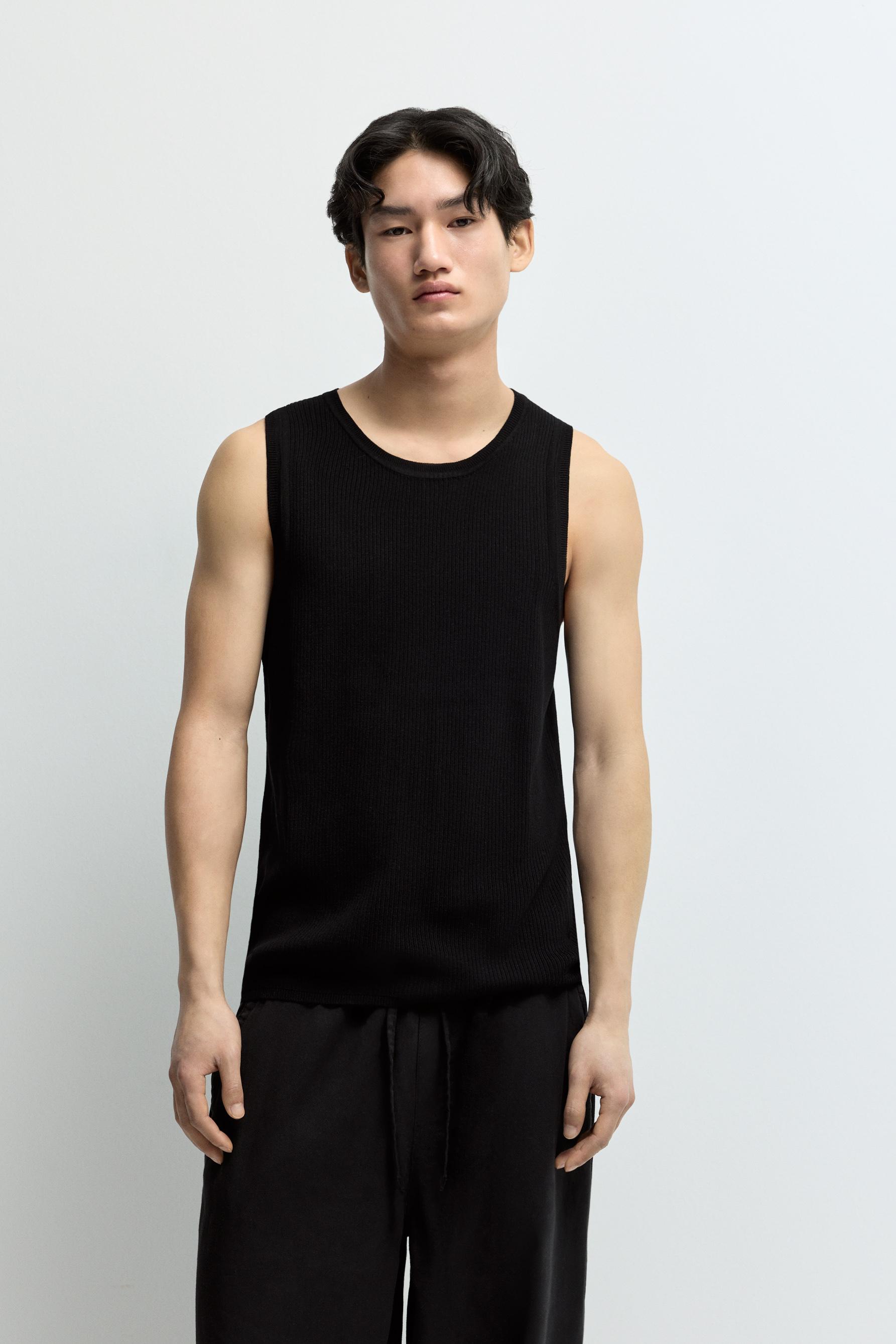 Camiseta tirantes canalé