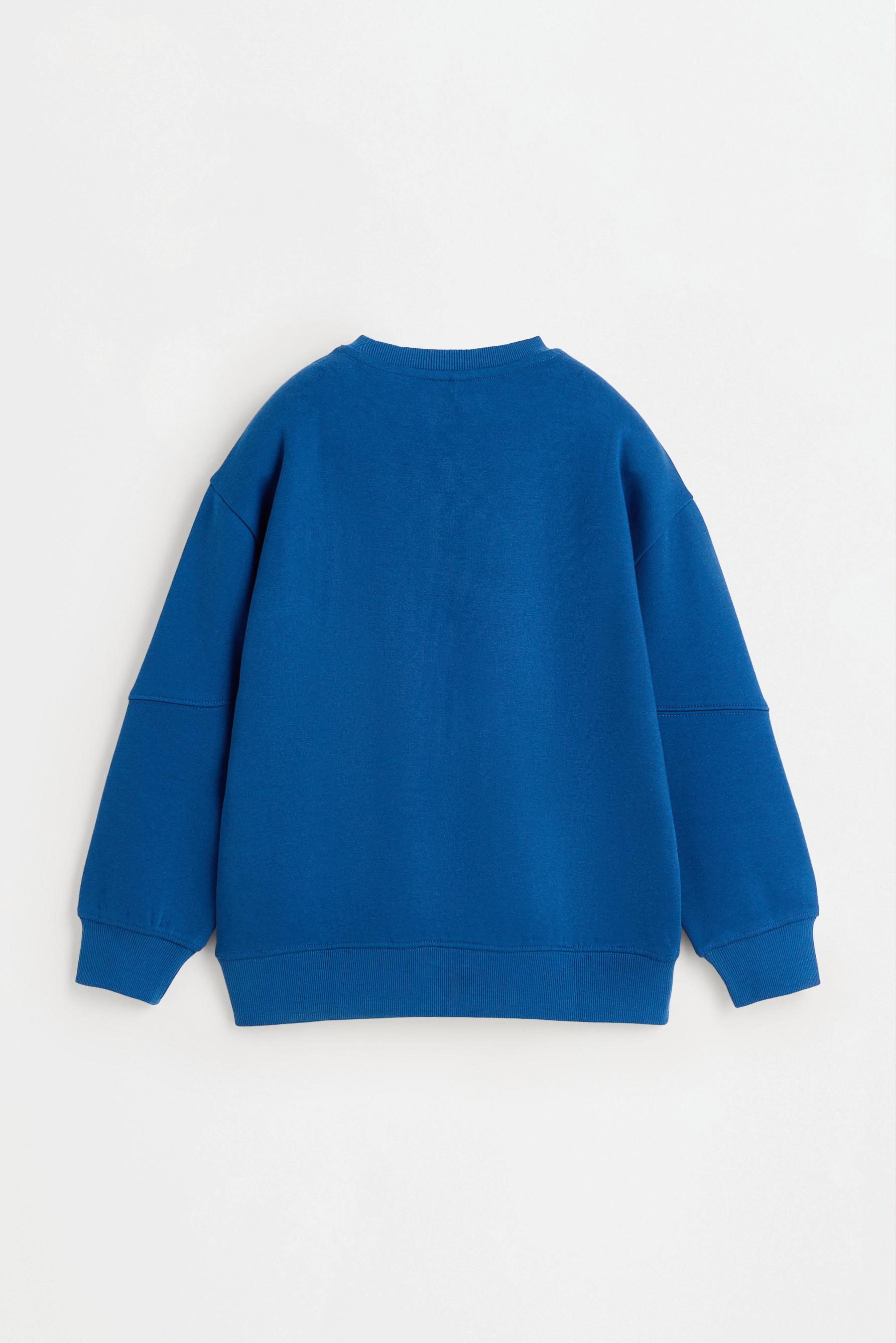 Pack of 4 plain plush sweatshirts — DARK TURQUOISE