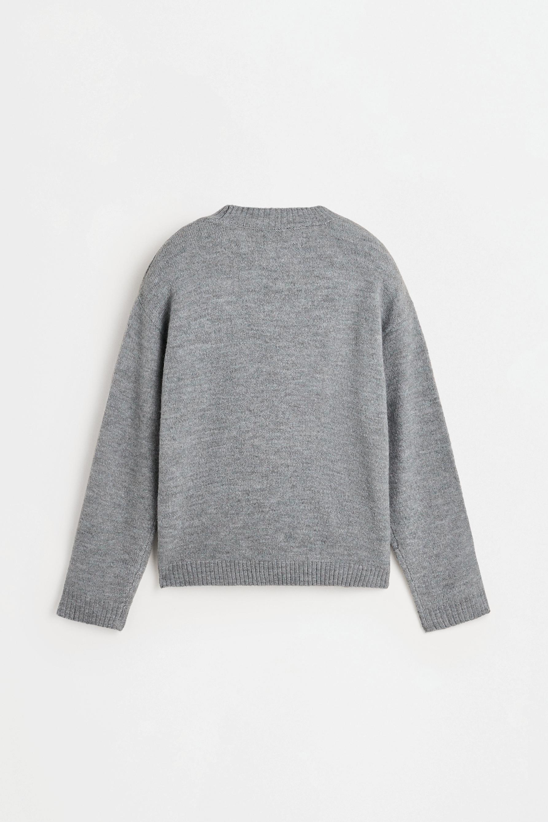 Cherry sweater — GREY MARL
