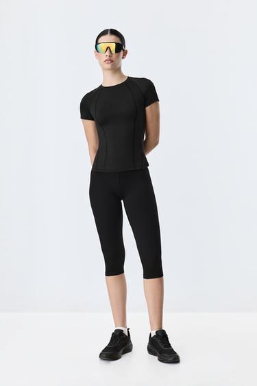 Capri leggings — BLACK 1