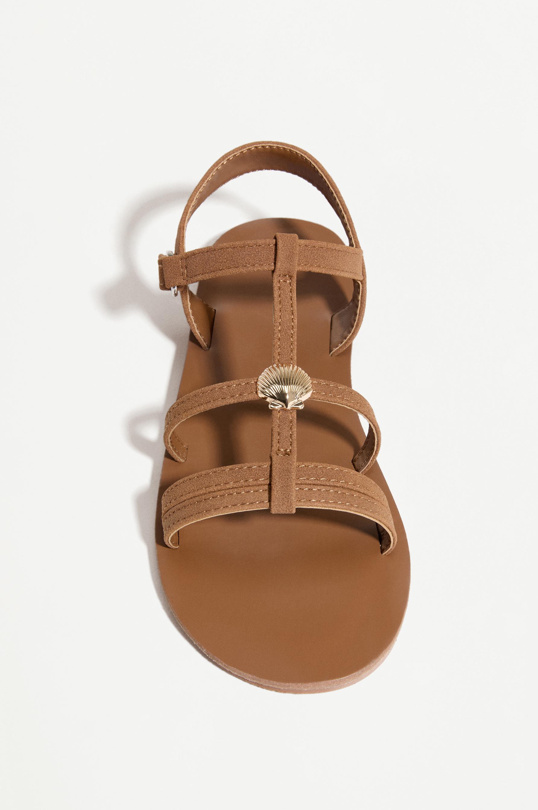 MARINE DETAIL SANDAL — LEATHER