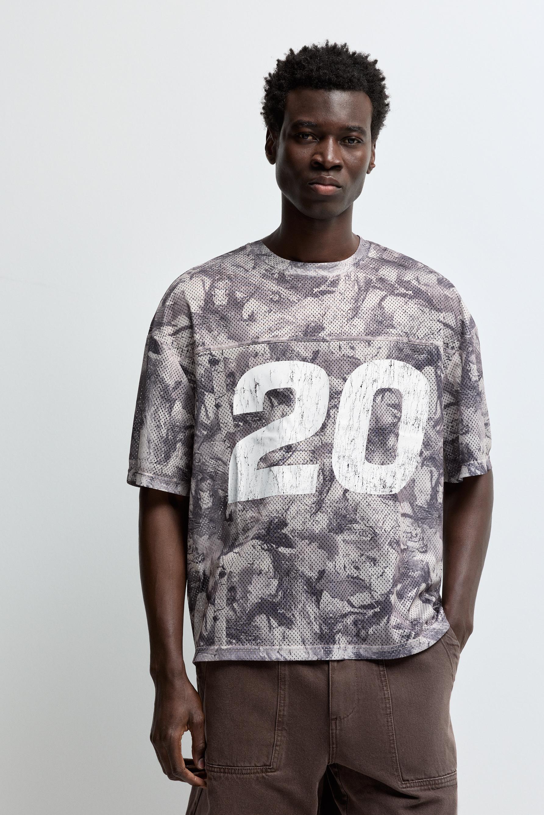 Camiseta estructura estampados