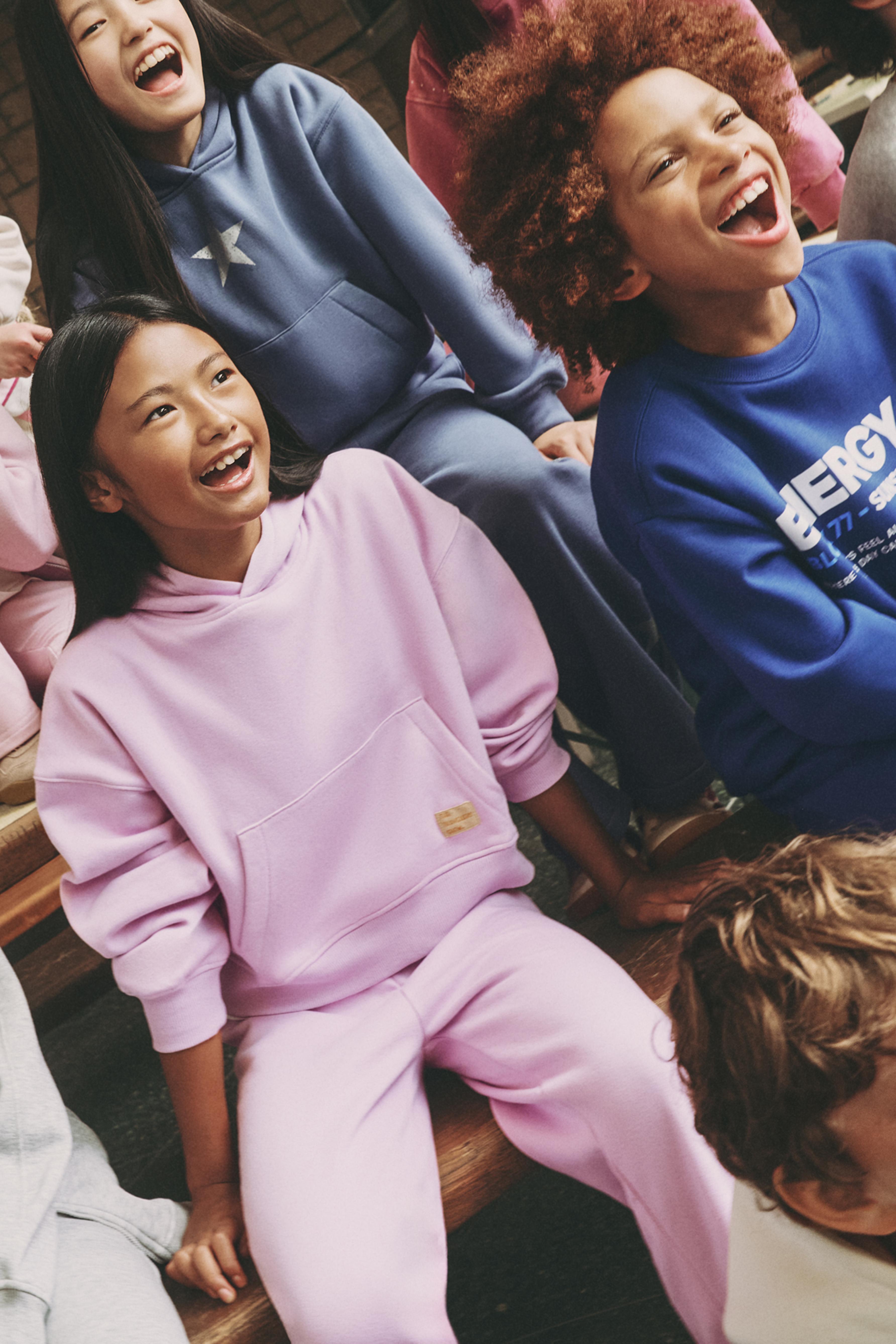 Cropped hoodie — MAUVE PINK