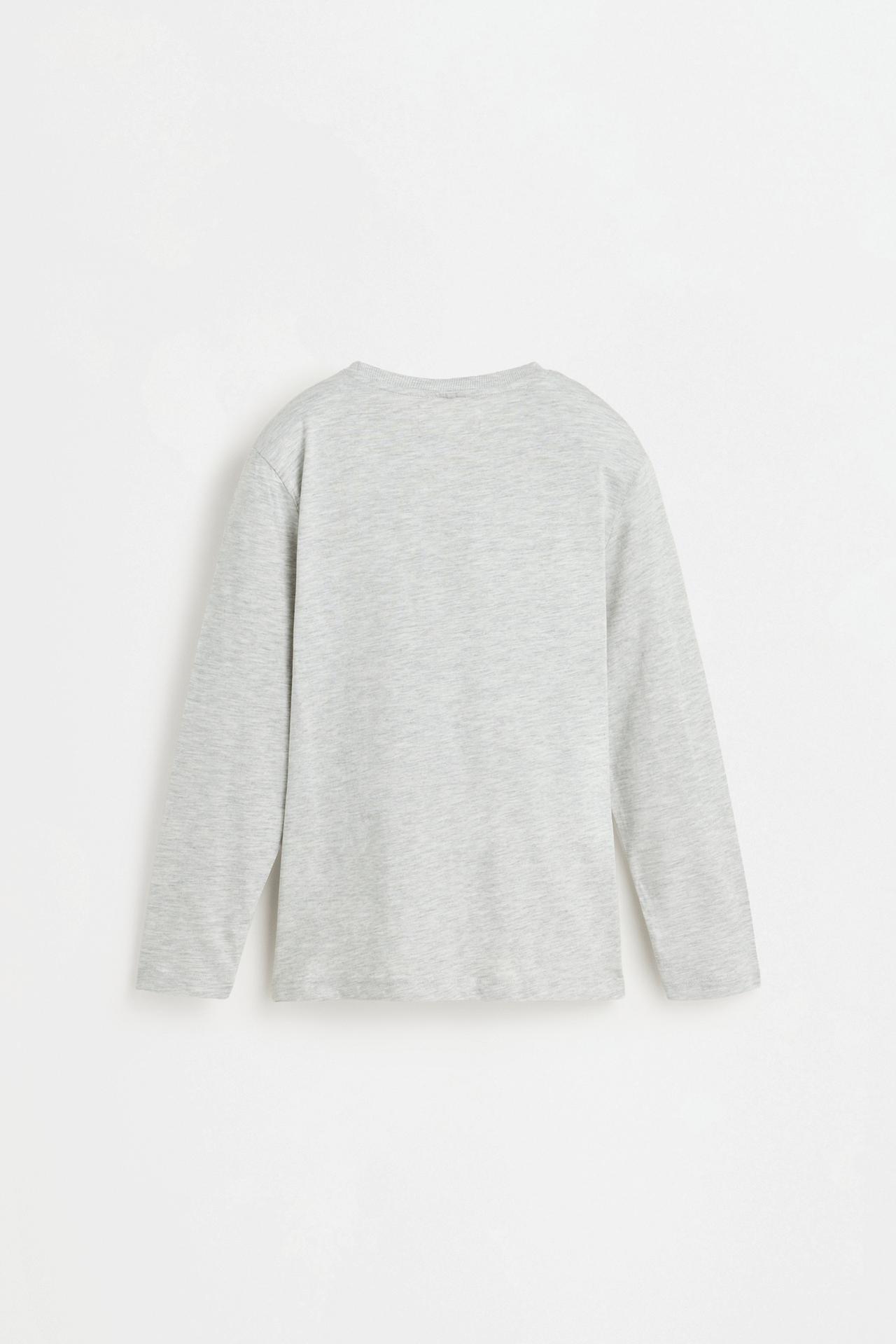 Pack of 4 plain long sleeve T-shirts — WHITE