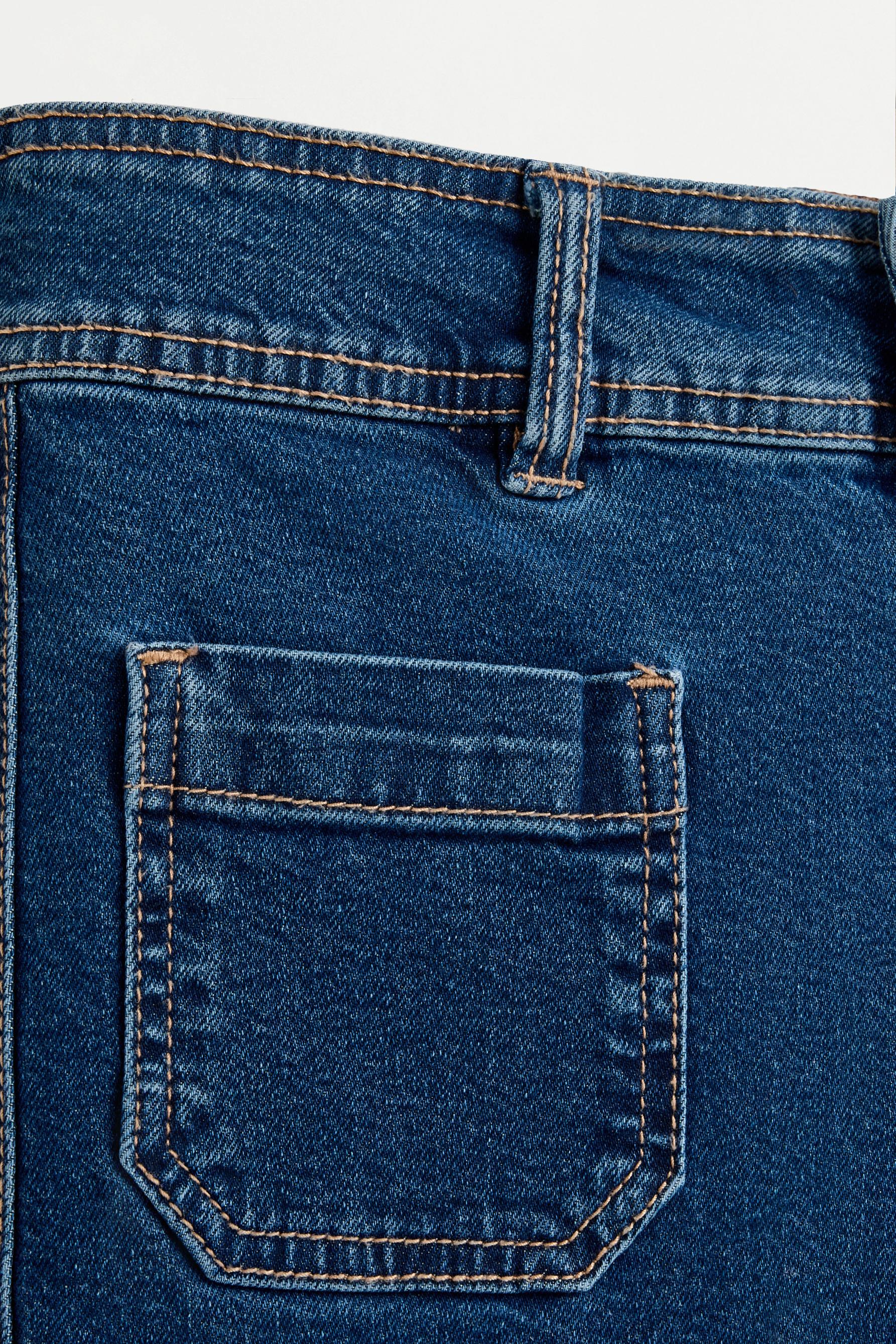 Stretch pocket jeans — DARK BLUE