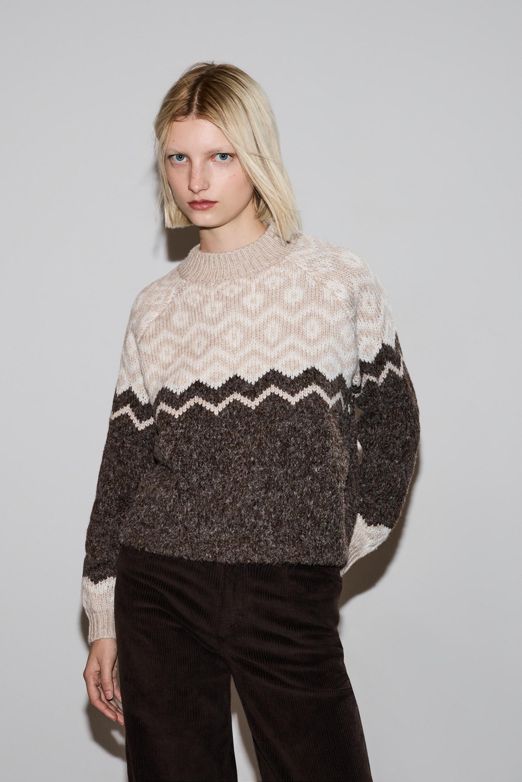 Jersey punto jacquard