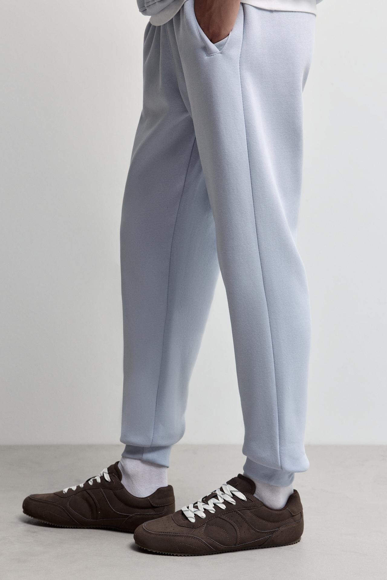 Regular fit tracksuit bottoms — SKY BLUE