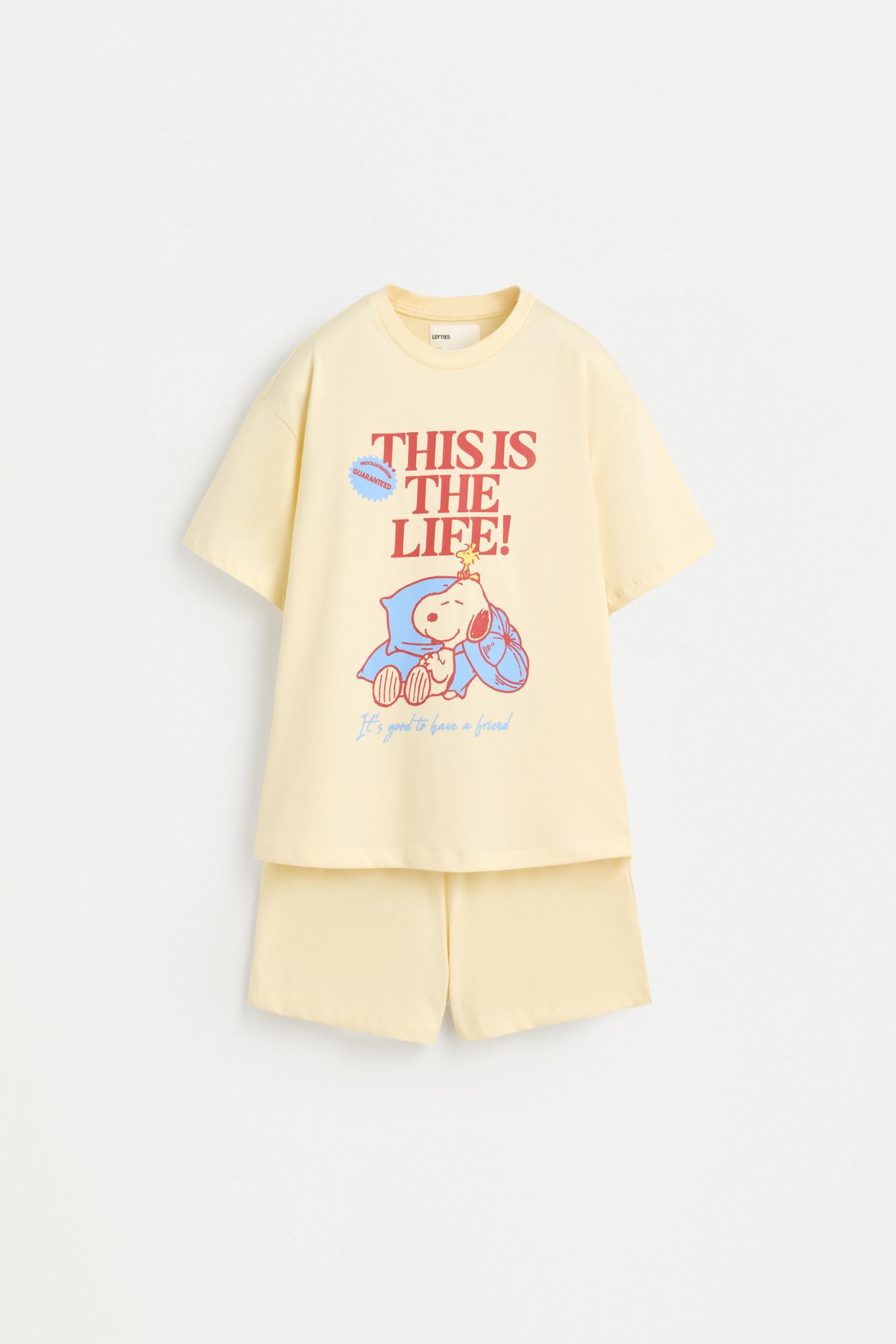Snoopy Peanuts™ short pyjamas — VANILLA