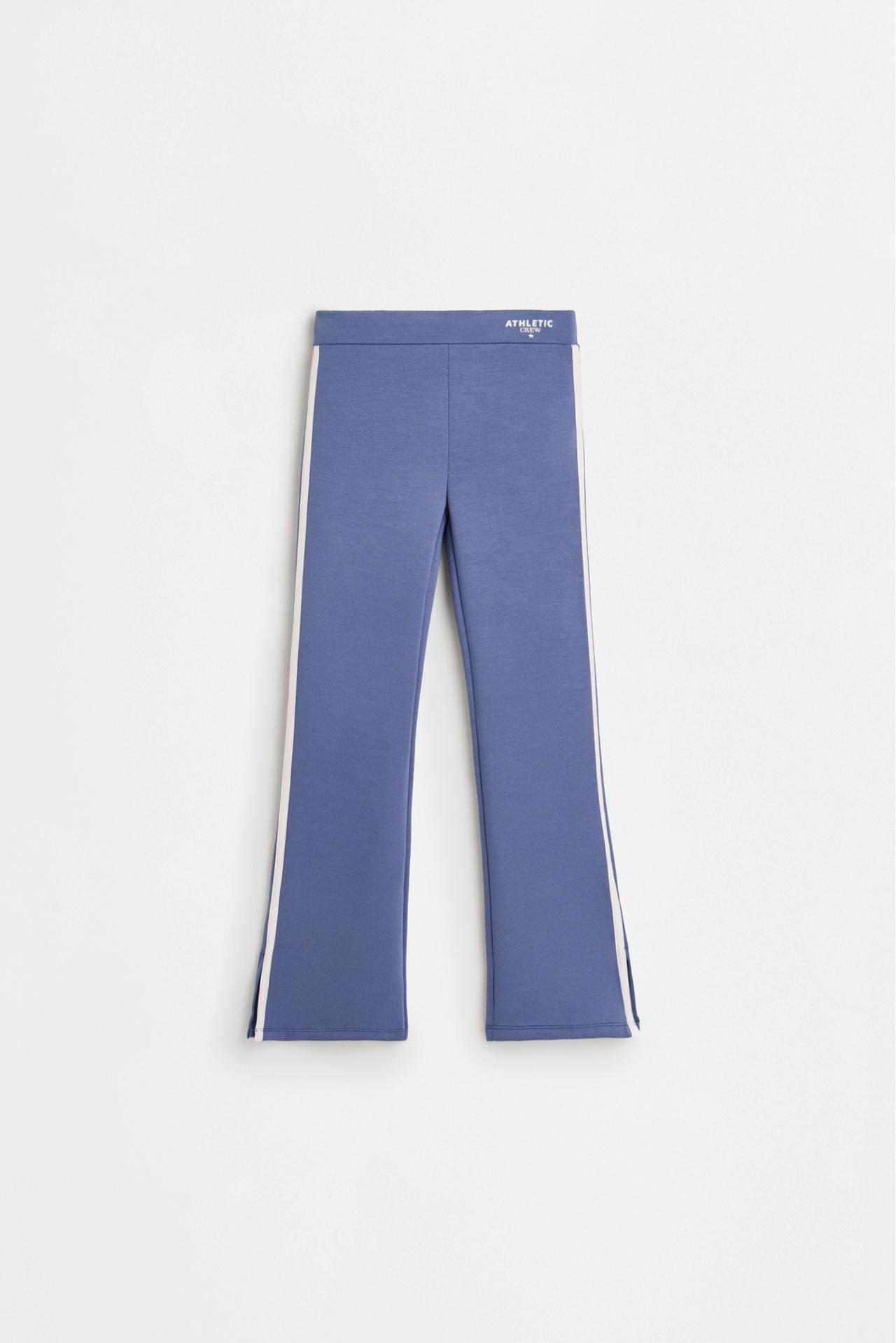Flared sports leggings — PETROL BLUE
