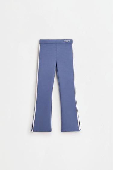 Flared sports leggings — PETROL BLUE 1