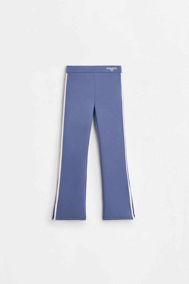 Flared sports leggings — PETROL BLUE