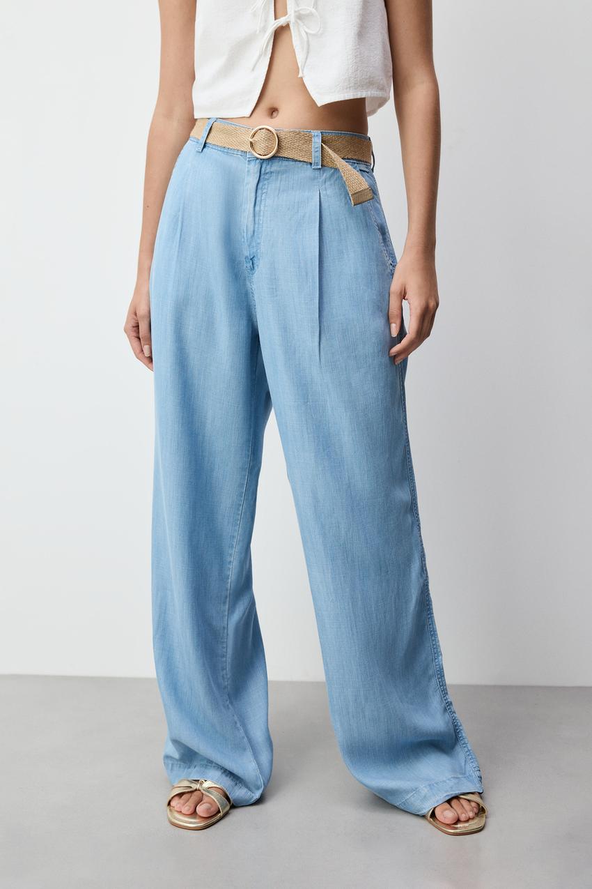 Lightweight wide-leg jeans Sportswear CLOTHING Woman