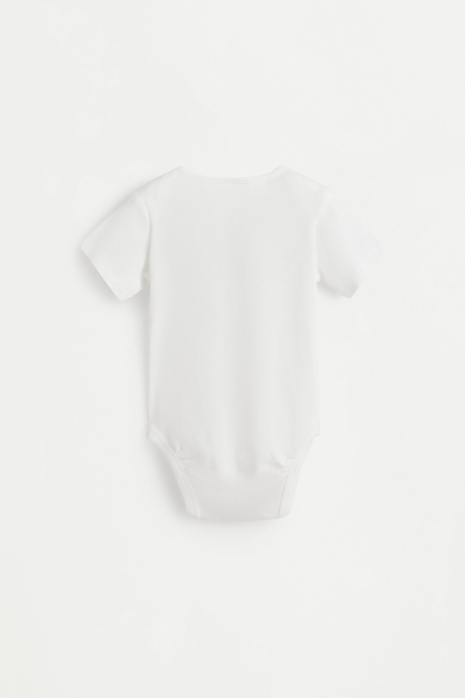 Plain bodysuits (Pack of 4) — WHITE