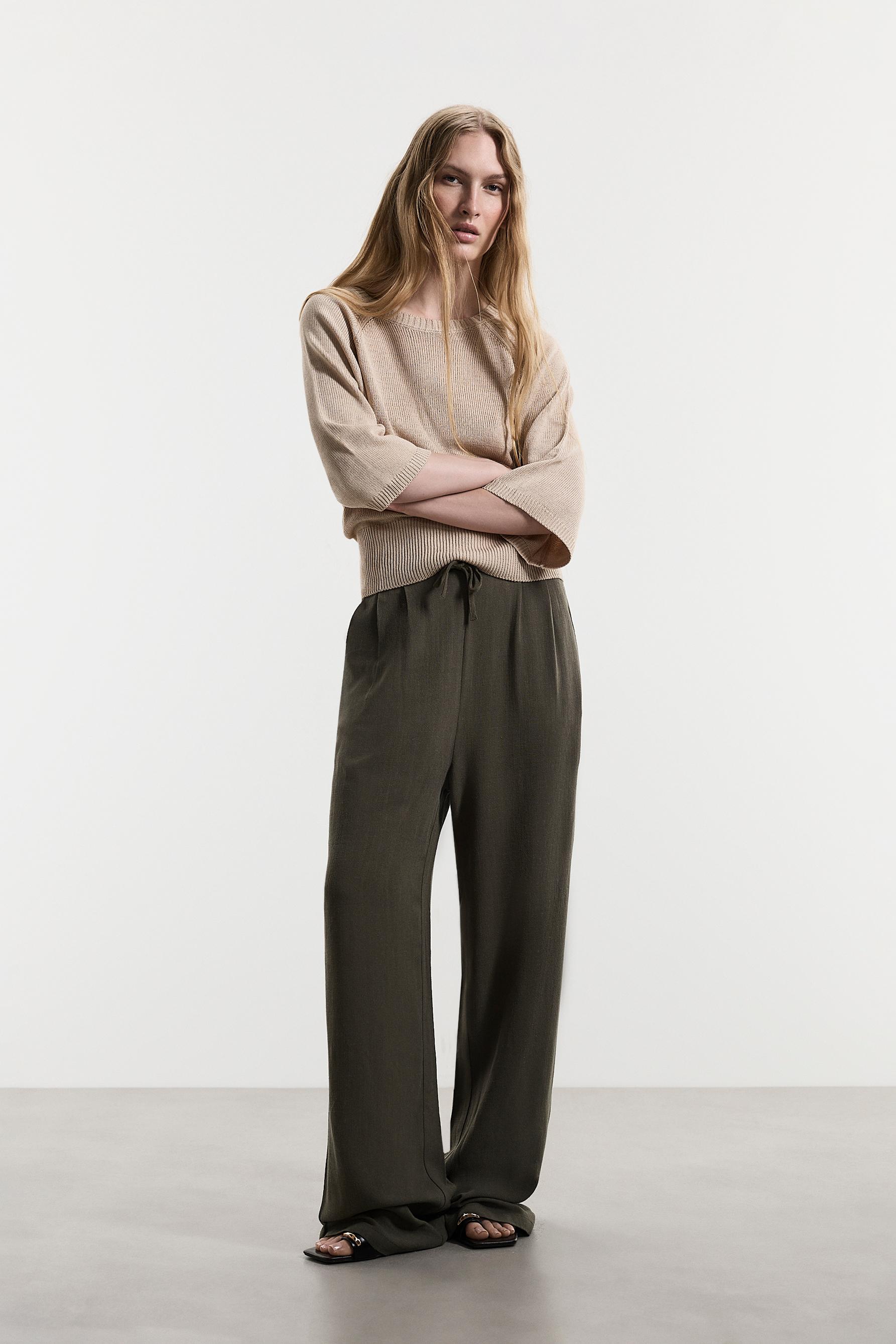Raglan sleeve sweater — SAND