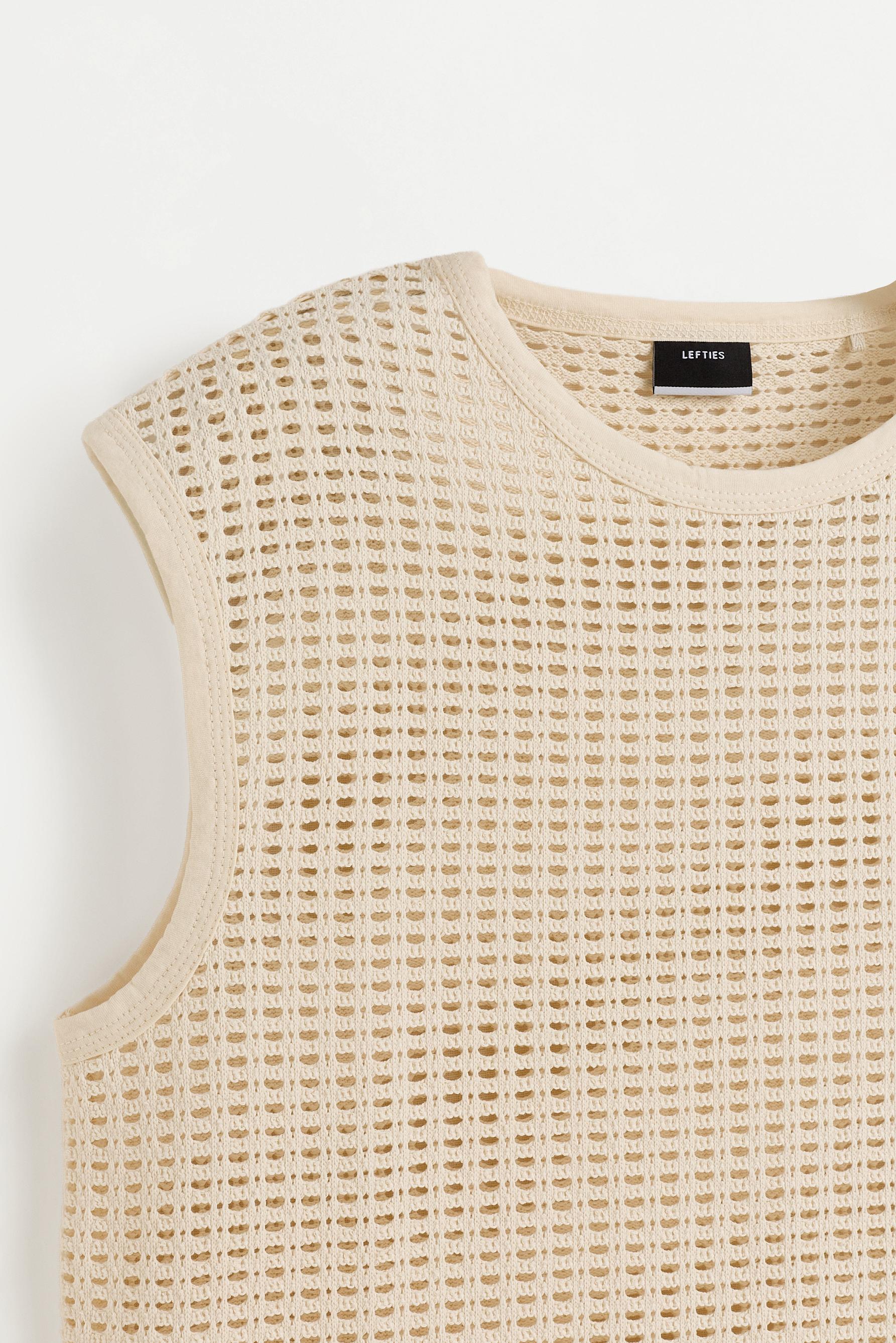 Mesh tank top — BUTTER