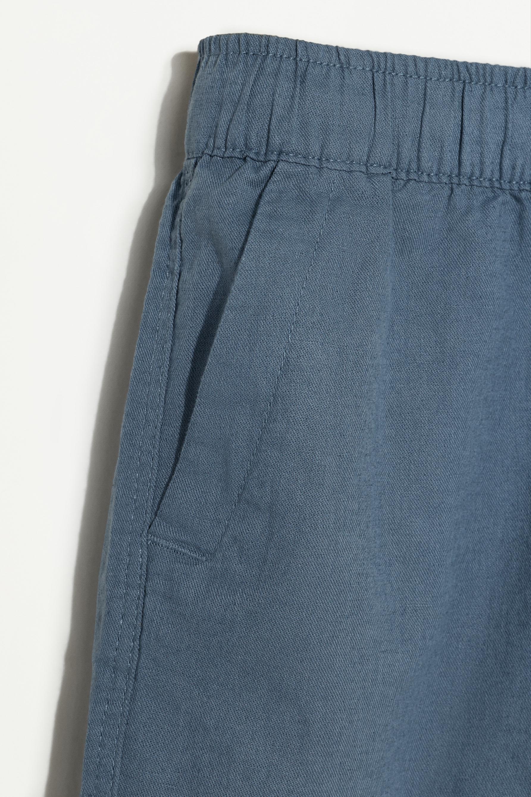 Rustic Bermuda shorts — FADED PETROL BLUE