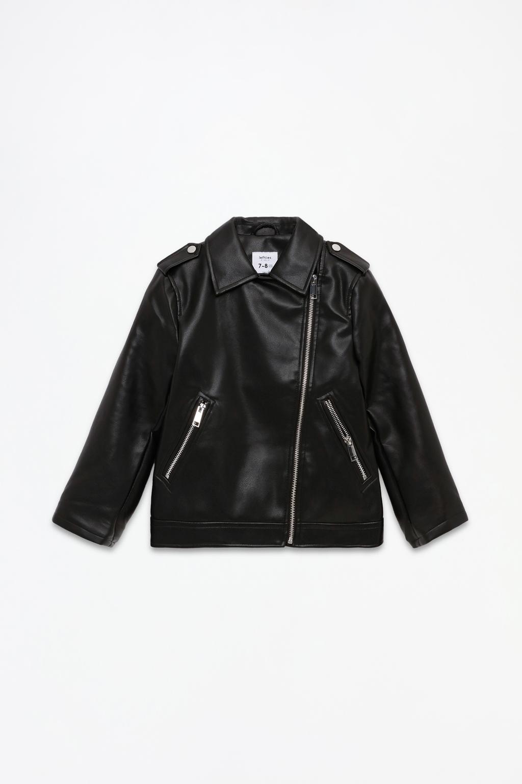 Faux leather jacket