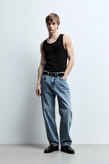 Ribbed vest top — BLACK 2