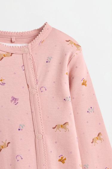 Horse pyjamas — NEON PINK 3