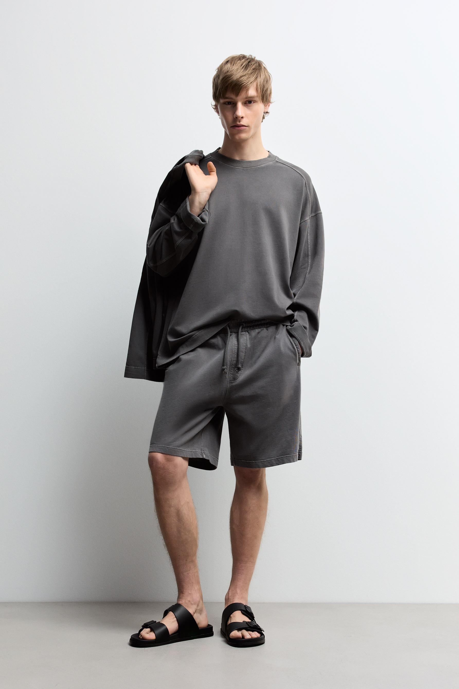 Bermuda chándal garment dye