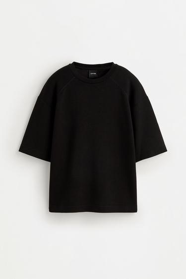 Raglan sleeve sweatshirt — BLACK 6