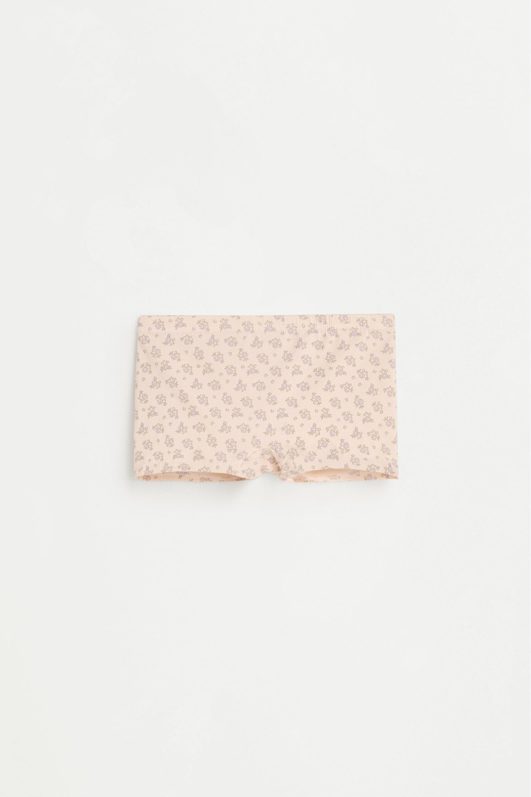 Butterfly Print Boxer Briefs (5-Pack) — PINK