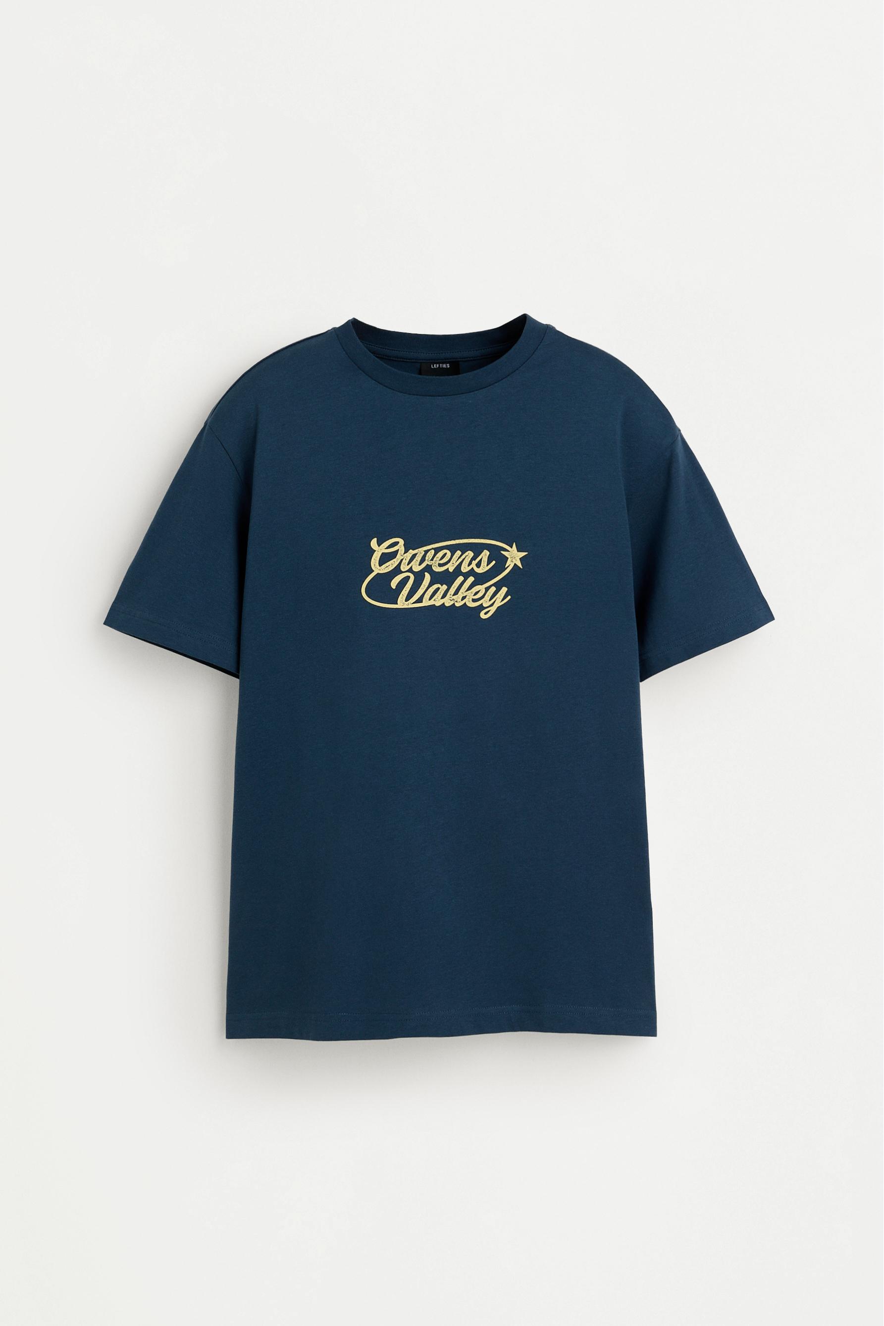 Printed T-shirt — FADED BLUE