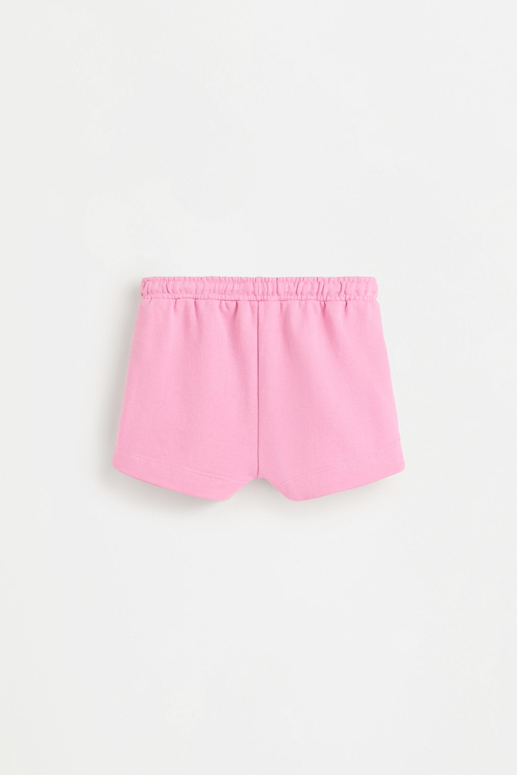 Plain plush shorts — FUCHSIA
