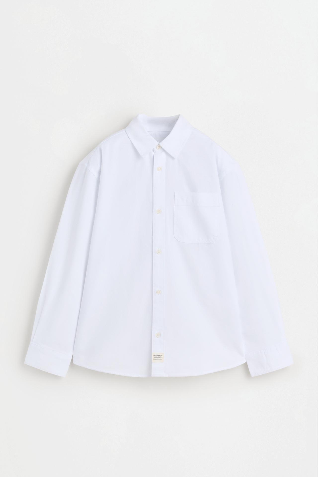 Oxford shirt — WHITE